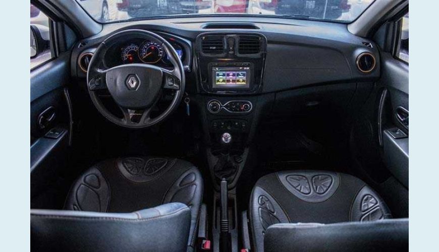 RENAULT SANDERO STEPWAY 1.6 16V SCE FLEX MANUAL 4P - PRATA - 2018 Foto 2 (Grande)