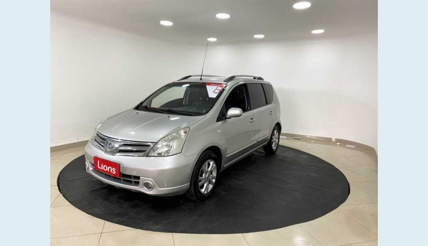 NISSAN LIVINA X-GEAR SL 1.8 16V FLEX AUT. 4P - PRATA - 2013 Foto 2 (Grande)