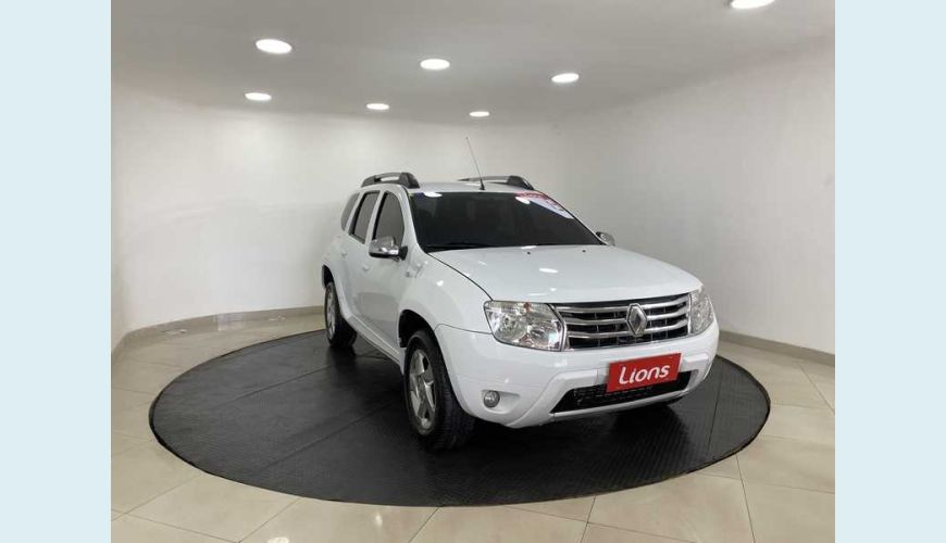 RENAULT DUSTER DYNAMIQUE 2.0 16V FLEX AUT. 4P - BRANCO - 2013 Foto 2 (Grande)