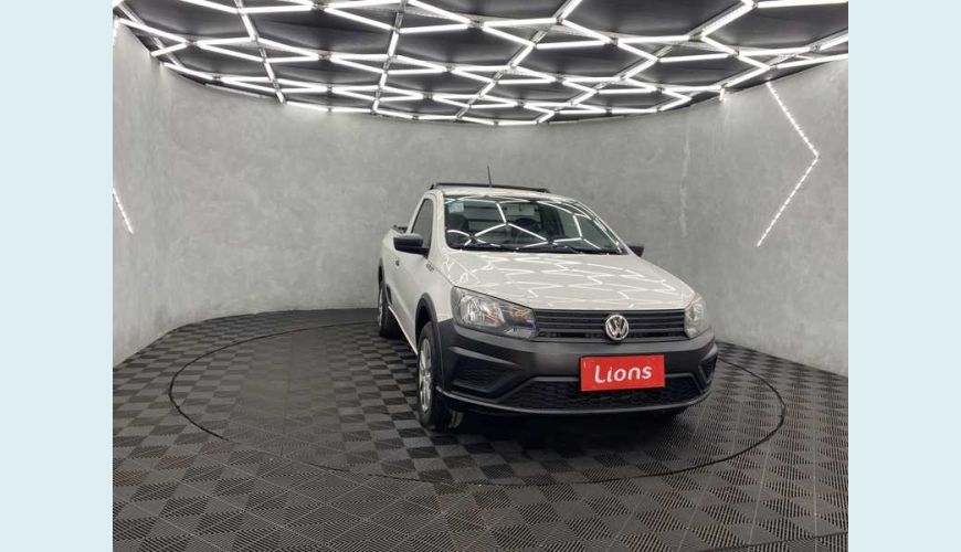 VOLKSWAGEN SAVEIRO ROBUST 1.6 MSI FLEX MANUAL 2P - BRANCO - 2018 Foto 2 (Grande)