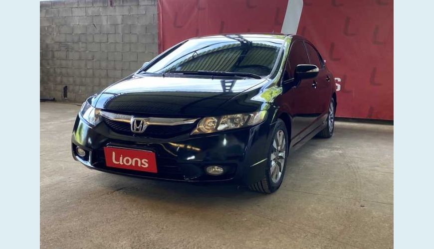 HONDA HONDA CIVIC LXL 1.8 16V I-VTEC FLEX AUT. 4P - PRETO - 2011 Foto 2 (Grande)