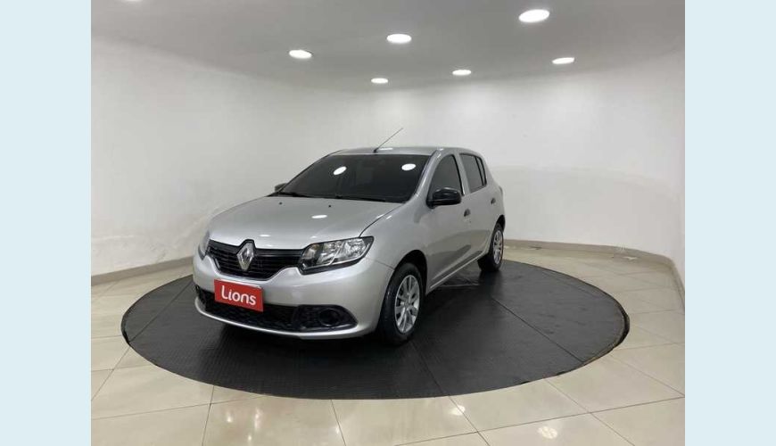 RENAULT RENAULT SANDERO AUTHENTIQUE 1.0 12V FLEX AUTOM. 4P - PRATA - 2018 Foto 2 (Grande)