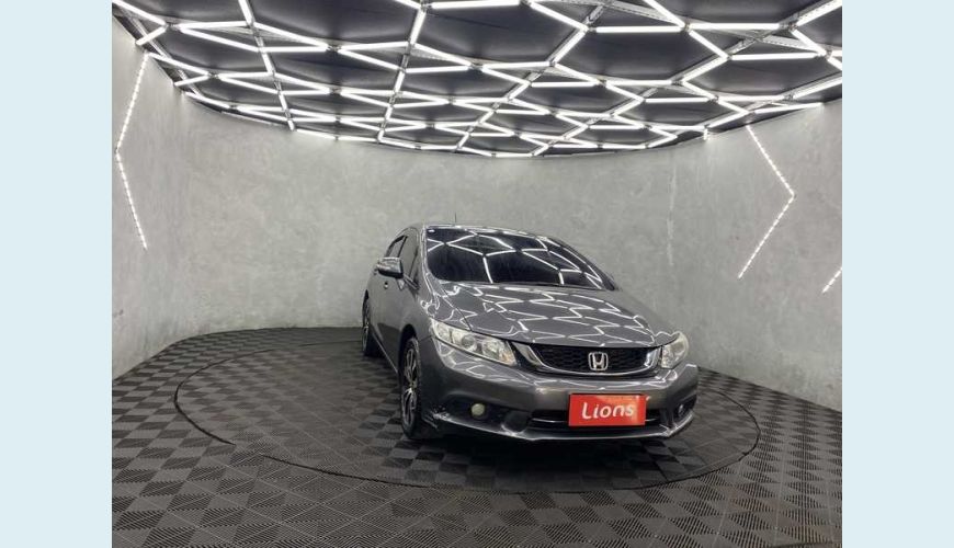 HONDA CIVIC LXR 2.0 I-VTEC FLEX AUT. 4P - CINZA - 2016 Foto 2 (Grande)