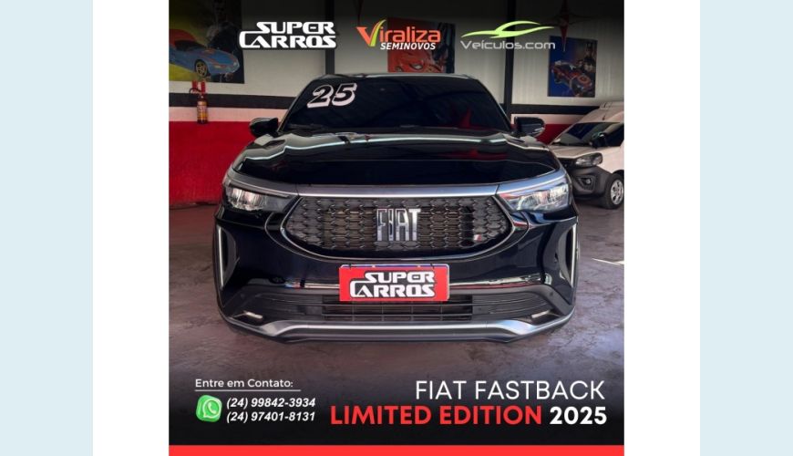 FIAT FASTBACK FLEX AUT. 4P - PRETO - 2025 Foto 2 (Grande)