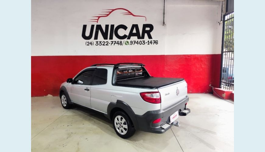 FIAT STRADA FLEX MANUAL 2P - PRATA - 2014 Foto 2 (Grande)