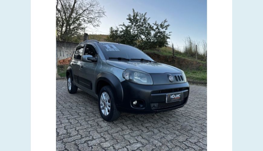 FIAT UNO FLEX MANUAL 5P - CINZA - 2011 Foto 2 (Grande)