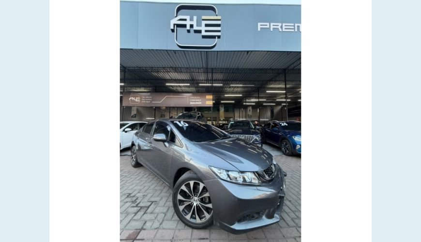 HONDA CIVIC FLEX AUT. 4P - CINZA - 2016 Foto 2 (Grande)