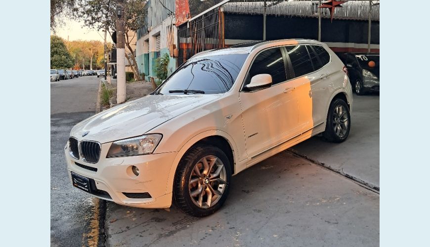 BMW BMW X3 XDRIVE 20I 2.0 FLEX AUT. 4P - BRANCO - 2014 Foto 2 (Grande)