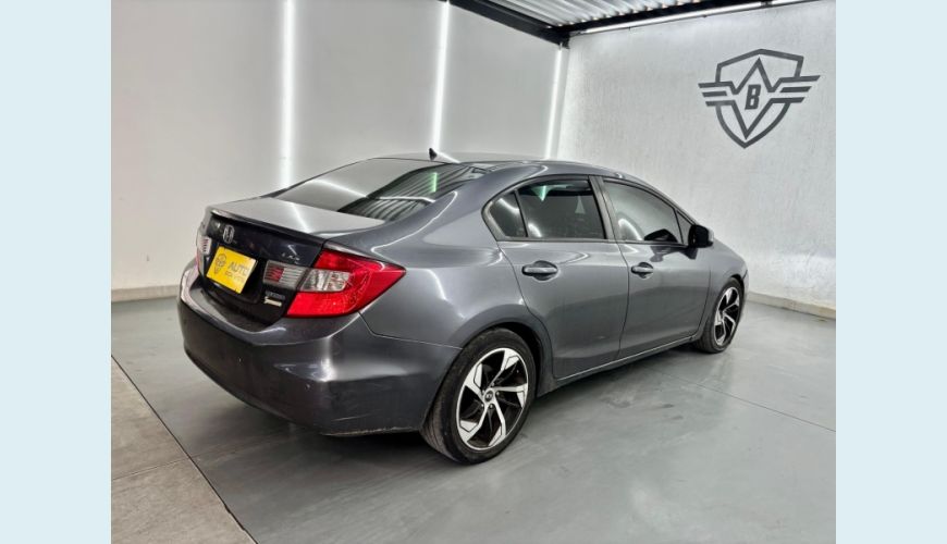 HONDA CIVIC FLEX AUT. 4P - CINZA - 2014 Foto 2 (Grande)
