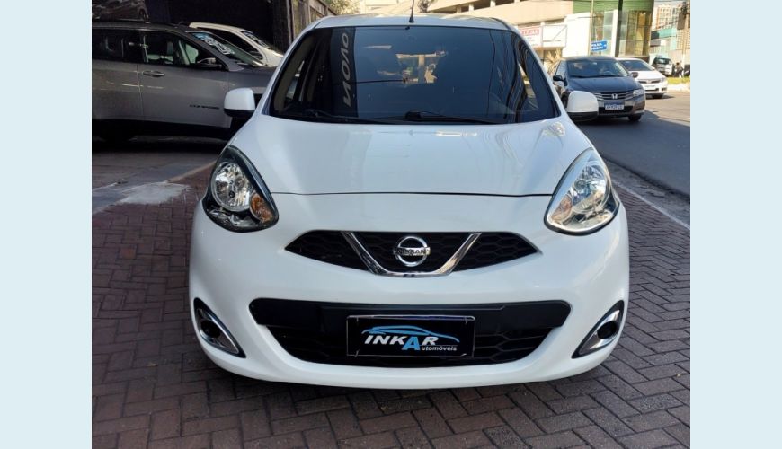 NISSAN MARCH FLEX MANUAL 4P - BRANCO - 2017 Foto 2 (Grande)