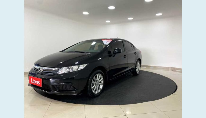 HONDA CIVIC LXS 1.8 16V I-VTEC FLEX MANUAL 4P - PRETO - 2014 Foto 2 (Grande)