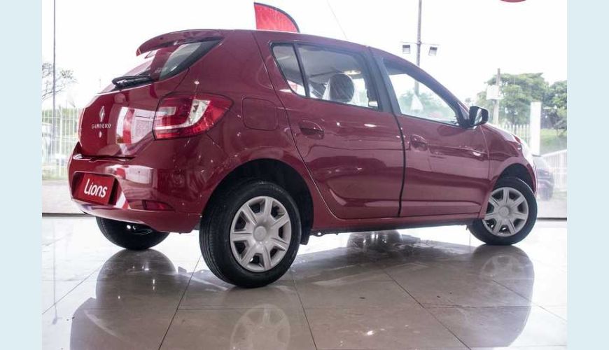 RENAULT SANDERO AUTHENTIQUE 1.0 12V FLEX MANUAL 4P - VERMELHO - 2018 Foto 2 (Grande)
