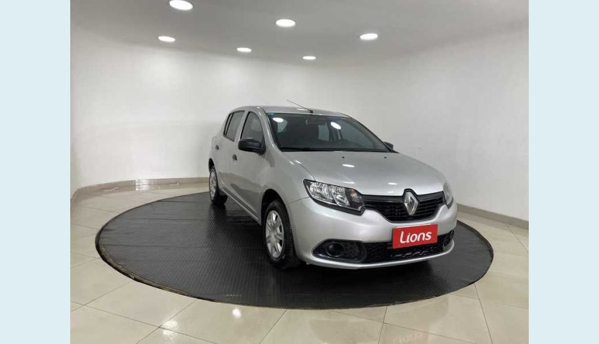 RENAULT SANDERO AUTHENTIQUE 1.0 12V FLEX MANUAL 4P - PRATA - 2018 Foto 2 (Grande)