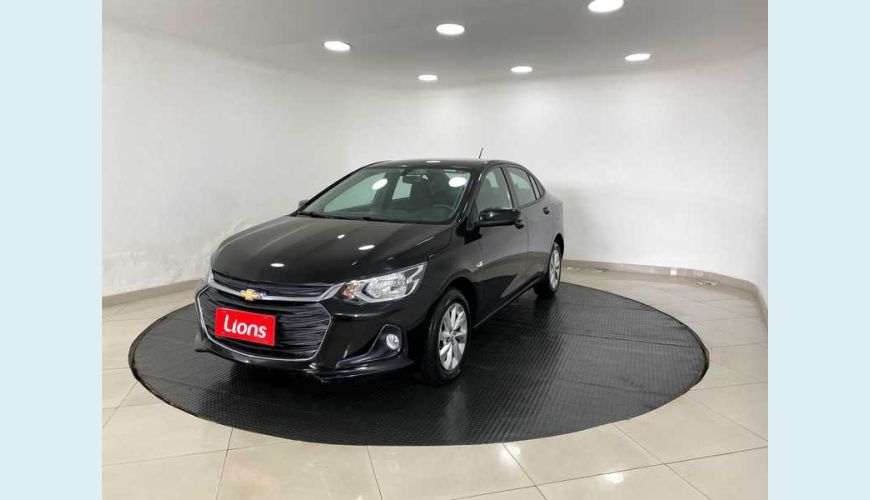 CHEVROLET ONIX PLUS 1.0 LT TURBO FLEX MANUAL 4P - PRETO - 2020 Foto 2 (Grande)