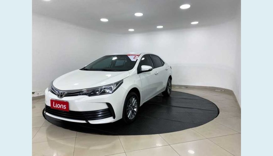 TOYOTA COROLLA 1.8 DUAL VVT GLI MULTI-DRIVE FLEX AUT. 4P - BRANCO - 2018 Foto 2 (Grande)