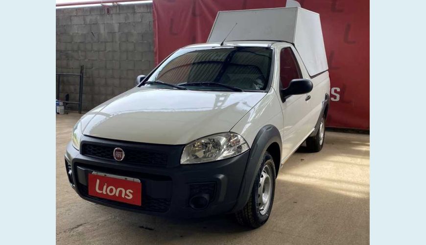 FIAT STRADA HARD WORKING 1.4 FLEX MANUAL 2P - BRANCO - 2020 Foto 2 (Grande)