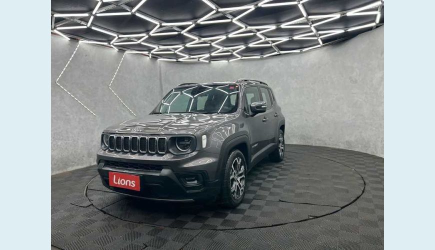 JEEP JEEP RENEGADE LONGITUDE T270 1.3 TURBO FLEX AUT. 4P - CINZA - 2024 Foto 2 (Grande)