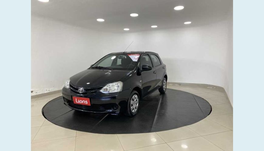 TOYOTA ETIOS X 1.3 FLEX MANUAL 4P - PRETO - 2015 Foto 2 (Grande)