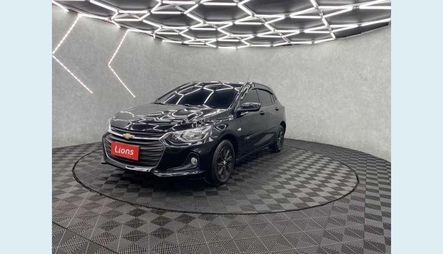 CHEVROLET CHEVROLET ONIX LT 1.0 TURBO FLEX AUT. 4P - PRETO - 2020 Foto 2 (Grande)