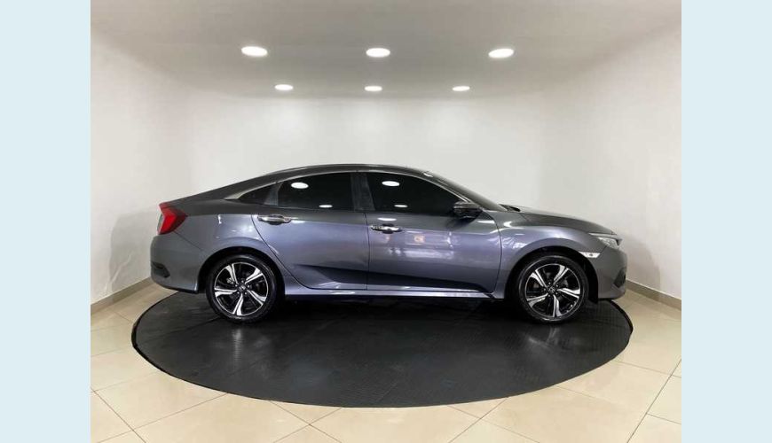 HONDA HONDA CIVIC TOURING 1.5 TURBO AUT. 4P - CINZA - 2019 Foto 2 (Grande)