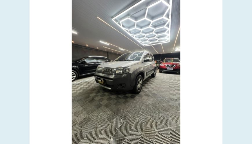 FIAT UNO FLEX MANUAL 4P - PRATA - 2011 Foto 2 (Grande)