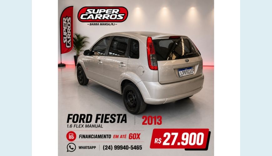 FORD FIESTA FLEX MANUAL 4P - PRATA - 2011 Foto 2 (Grande)