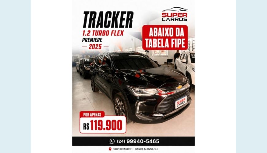CHEVROLET TRACKER FLEX AUT. 4P - PRETO - 2025 Foto 2 (Grande)