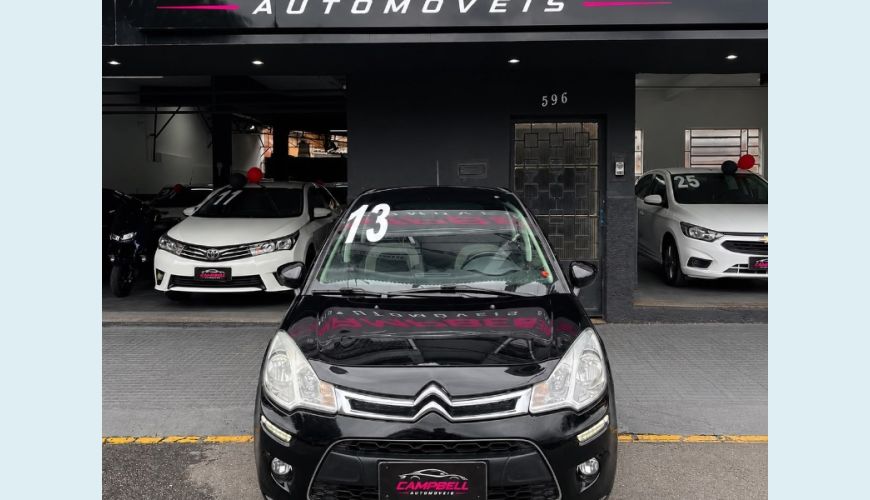 CITROËN C3 TENDANCE 1.5 FLEX 8V MANUAL 4P - PRETO - 2013 Foto 2 (Grande)