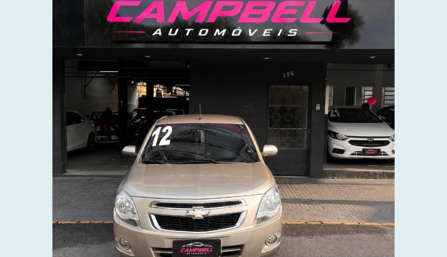 CHEVROLET COBALT LTZ 1.4 8V FLEX MANUAL 4P - BEGE - 2012 Foto 2 (Grande)