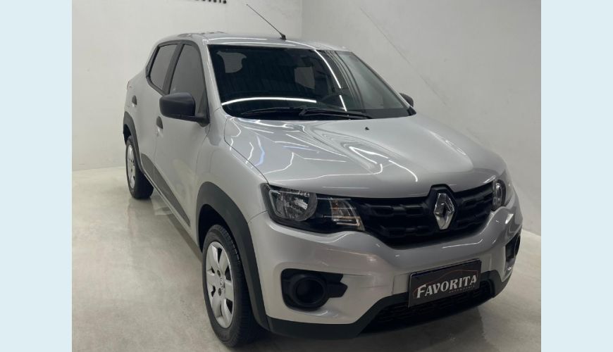 RENAULT RENAULT KWID ZEN 1.0 12V FLEX MANUAL 4P - PRATA - 2019 Foto 2 (Grande)