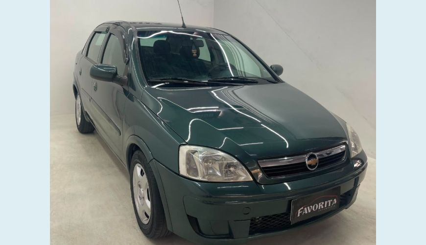 CHEVROLET CHEVROLET CORSA SEDAN PREMIUM 1.4 ALCOOL/GNV MANUAL 4P - CINZA - 2009 Foto 2 (Grande)