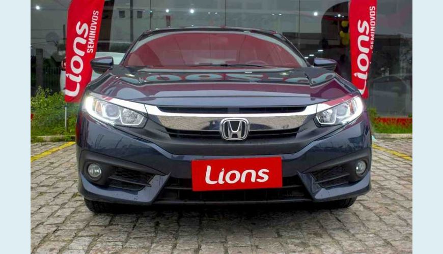 HONDA HONDA CIVIC EX 2.0 I-VTEC FLEX AUT. 4P - AZUL - 2019 Foto 2 (Grande)