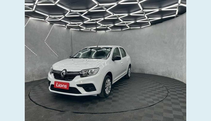 RENAULT LOGAN ZEN 1.0 12V SCE (FLEX) - BRANCO - 2023 Foto 2 (Grande)