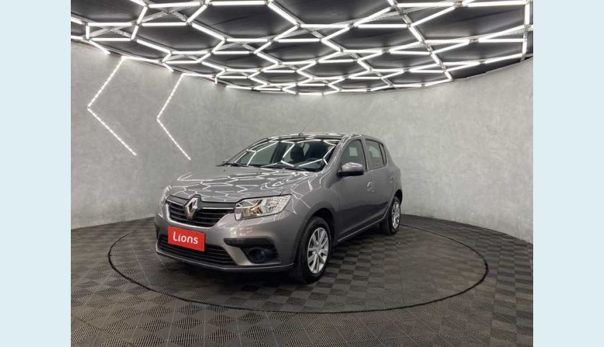 RENAULT SANDERO ZEN 1.0 12V FLEX MANUAL 4P - CINZA - 2021 Foto 2 (Grande)