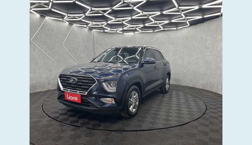 HYUNDAI CRETA COMFORT 1.0 TURBO FLEX AUT 4P - AZUL - 2024 Foto 2 (Grande)