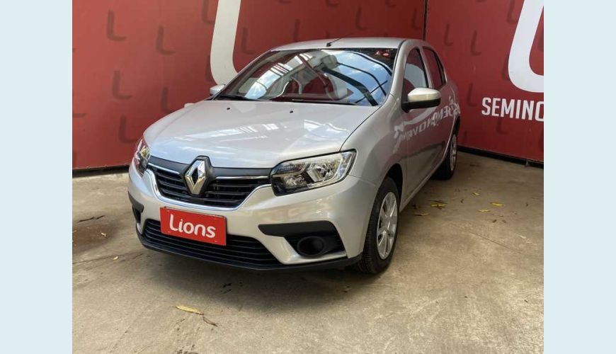 RENAULT RENAULT LOGAN ZEN 1.0 12V FLEX MANUAL 4P - PRATA - 2020 Foto 2 (Grande)