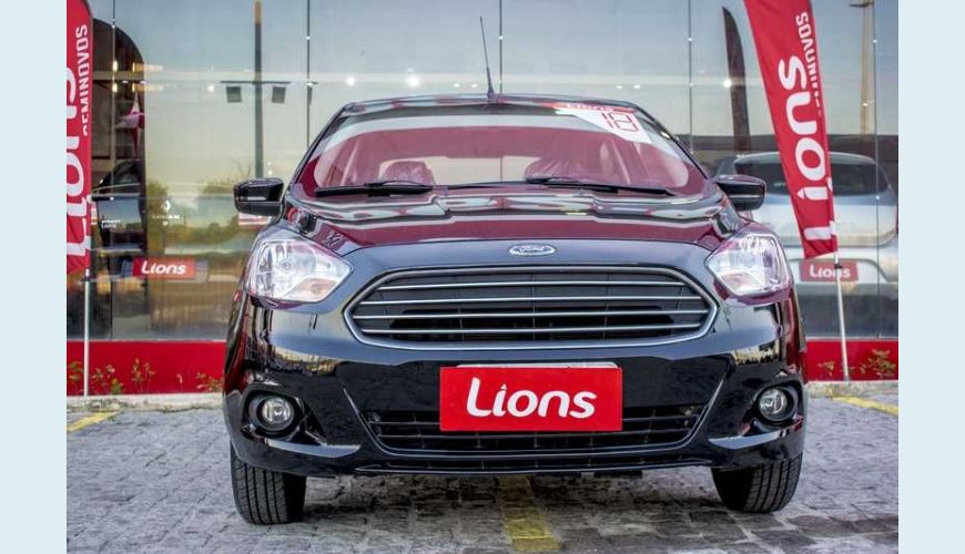 FORD KA SE PLUS 1.0 FLEX MANUAL 4P - PRETO - 2018 Foto 2 (Grande)