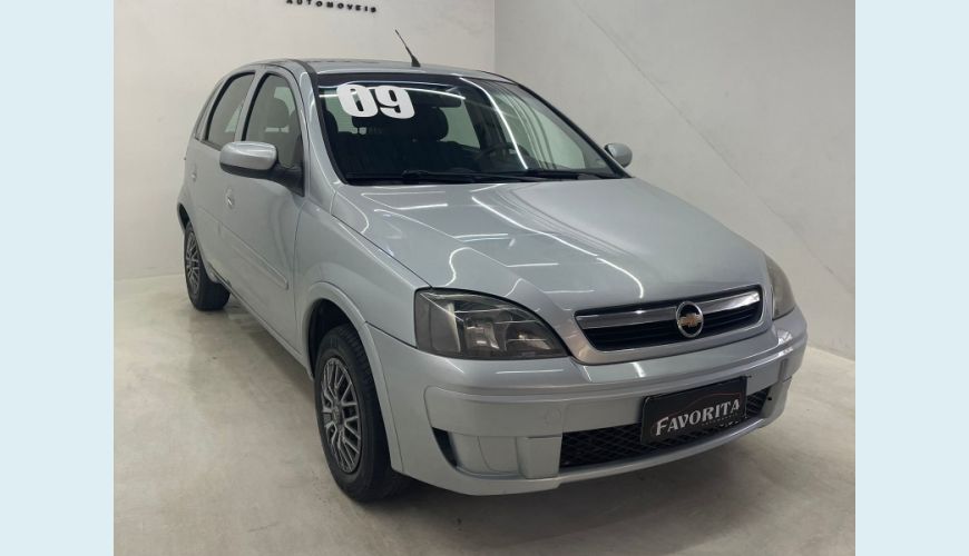 CHEVROLET CORSA HATCHBACK PREMIUM 1.4 8V FLEX MANUAL 4P - PRATA - 2009 Foto 2 (Grande)