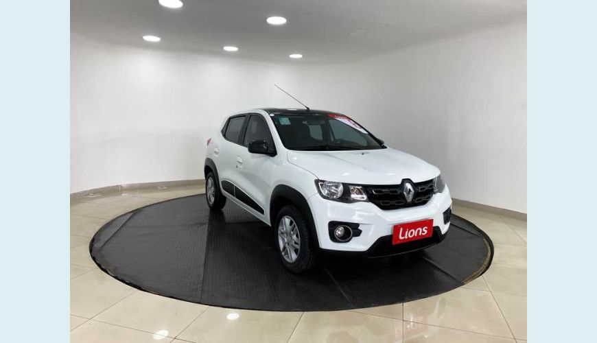 RENAULT RENAULT KWID INTENSE 1.0 12V FLEX MANUAL 4P - BRANCO - 2018 Foto 2 (Grande)