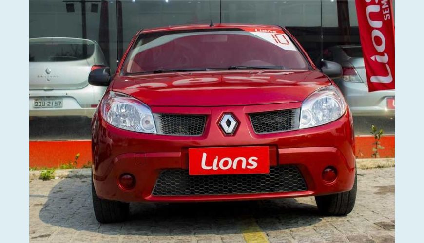 RENAULT RENAULT SANDERO EXPRESSION 1.6 8V FLEX MANUAL 4P - VERMELHO - 2010 Foto 2 (Grande)