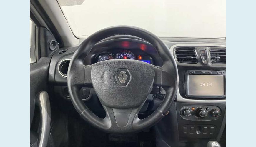 RENAULT RENAULT SANDERO EXPRESSION 1.0 16V FLEX MANUAL 4P - BRANCO - 2017 Foto 2 (Grande)