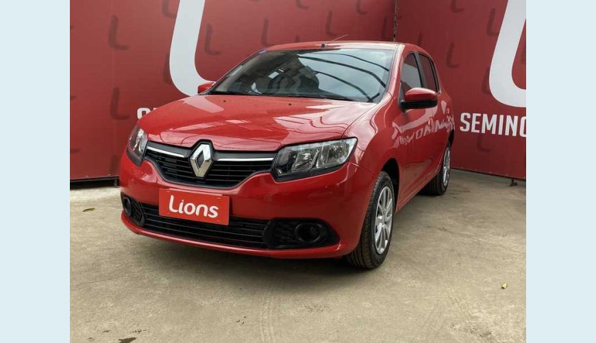 RENAULT RENAULT SANDERO EXPRESSION 1.0 16V FLEX MANUAL 4P - VERMELHO - 2015 Foto 2 (Grande)