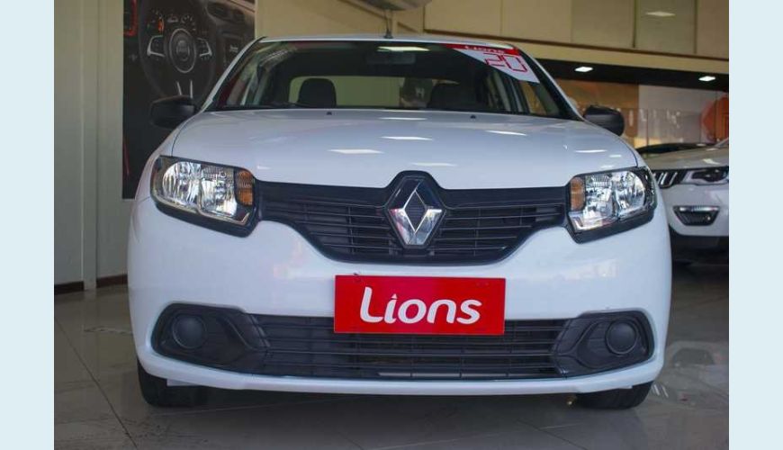 RENAULT RENAULT LOGAN AUTHENTIQUE 1.0 12V FLEX MANUAL 4P - BRANCO - 2020 Foto 2 (Grande)
