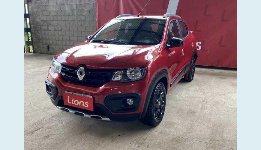 RENAULT KWID OUTSIDER 1.0 FLEX MANUAL 4P - VERMELHO - 2020 Foto 2 (Grande)