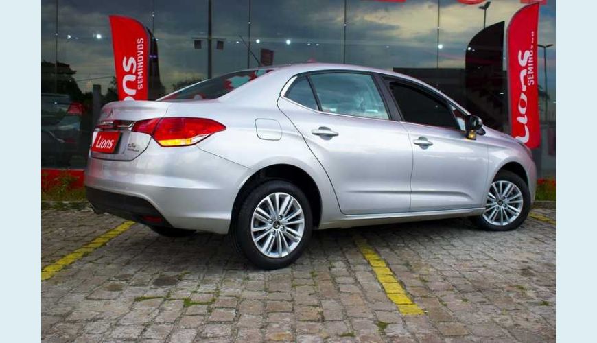 CITROËN C4 LOUNGE ORIGINE 1.6 THP FLEX AUT. 4P - PRATA - 2018 Foto 2 (Grande)