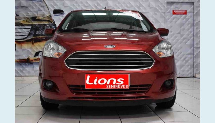 FORD KA SEDAN SE 1.5 16V FLEX - VERMELHO - 2017 Foto 2 (Grande)