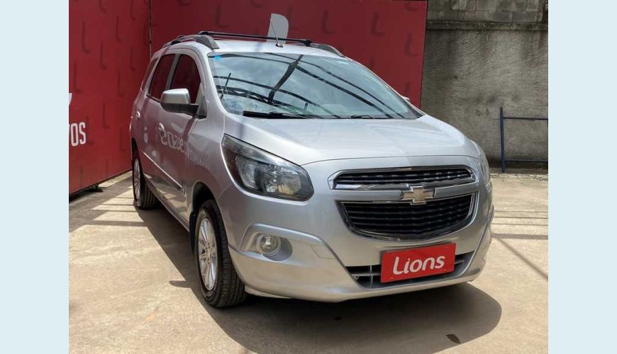 CHEVROLET CHEVROLET SPIN LT 1.8 FLEX MANUAL 4P - PRATA - 2016 Foto 2 (Grande)