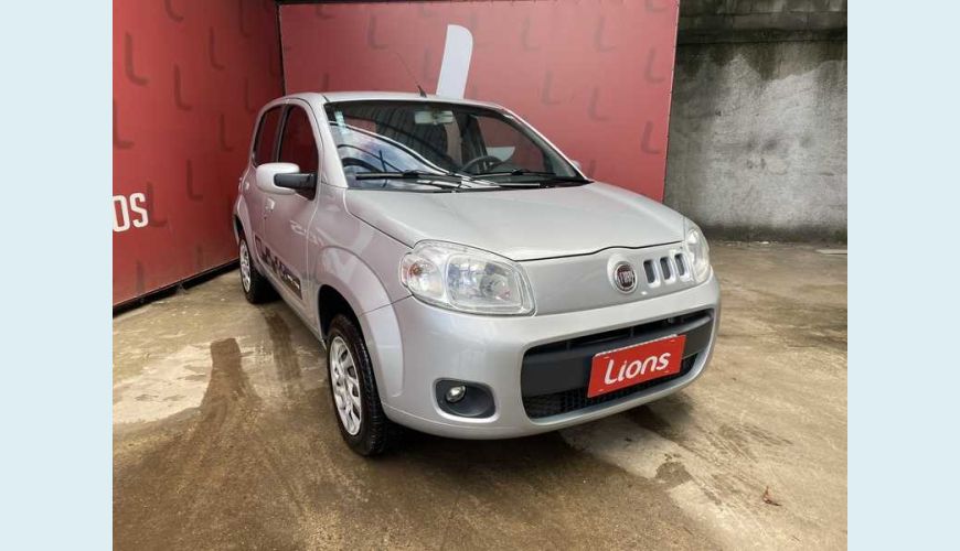 FIAT UNO VIVACE 1.0 8V FLEX MANUAL 4P - PRATA - 2012 Foto 2 (Grande)