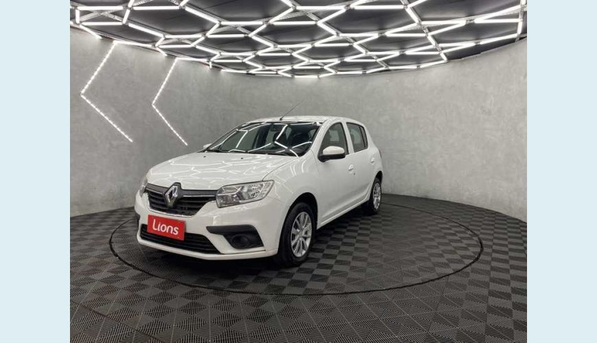 RENAULT SANDERO ZEN 1.0 12V FLEX MANUAL 4P - BRANCO - 2021 Foto 2 (Grande)