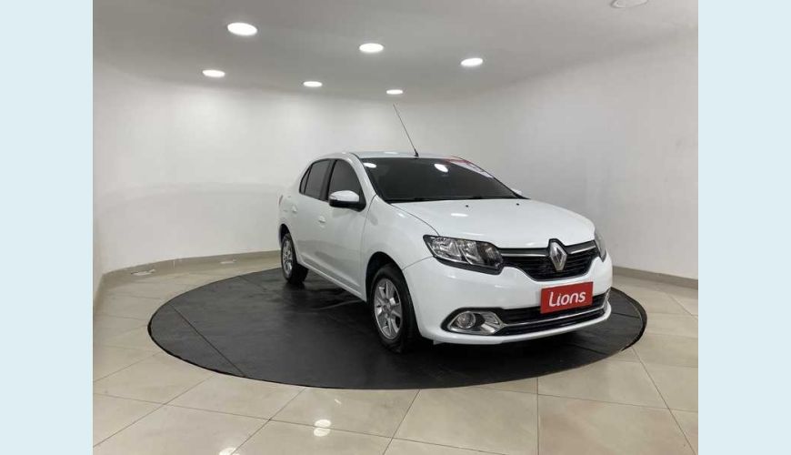 RENAULT LOGAN DYNAMIQUE 1.6 8V FLEX MANUAL 4P - BRANCO - 2015 Foto 2 (Grande)